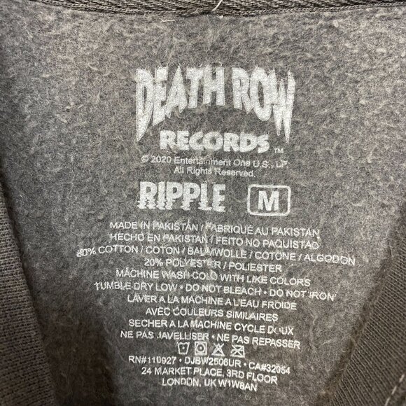 Death Row Records Snoop Doggy Dogg Gin & Juice Crewneck Sweatshirt Medium - Picture 5 of 5